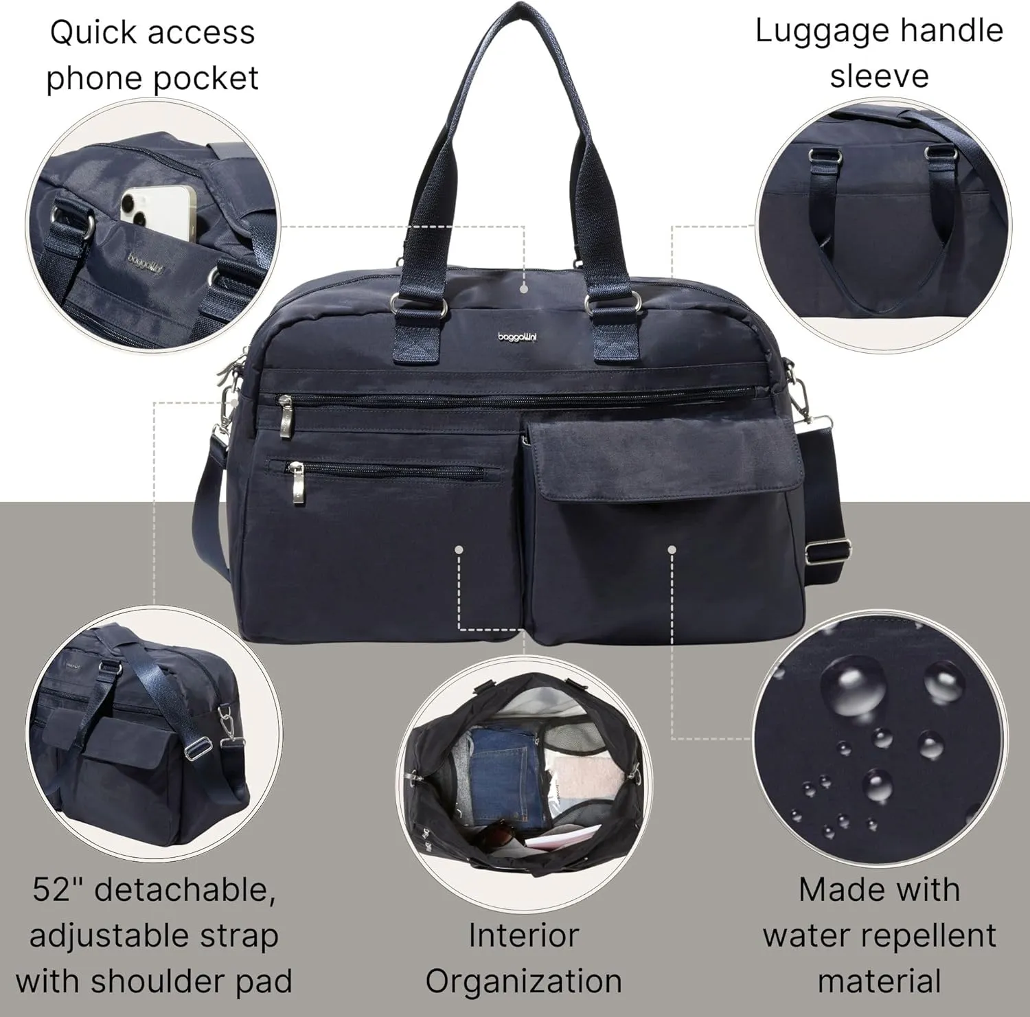 Baggallini Modern Everywhere Travel Duffel