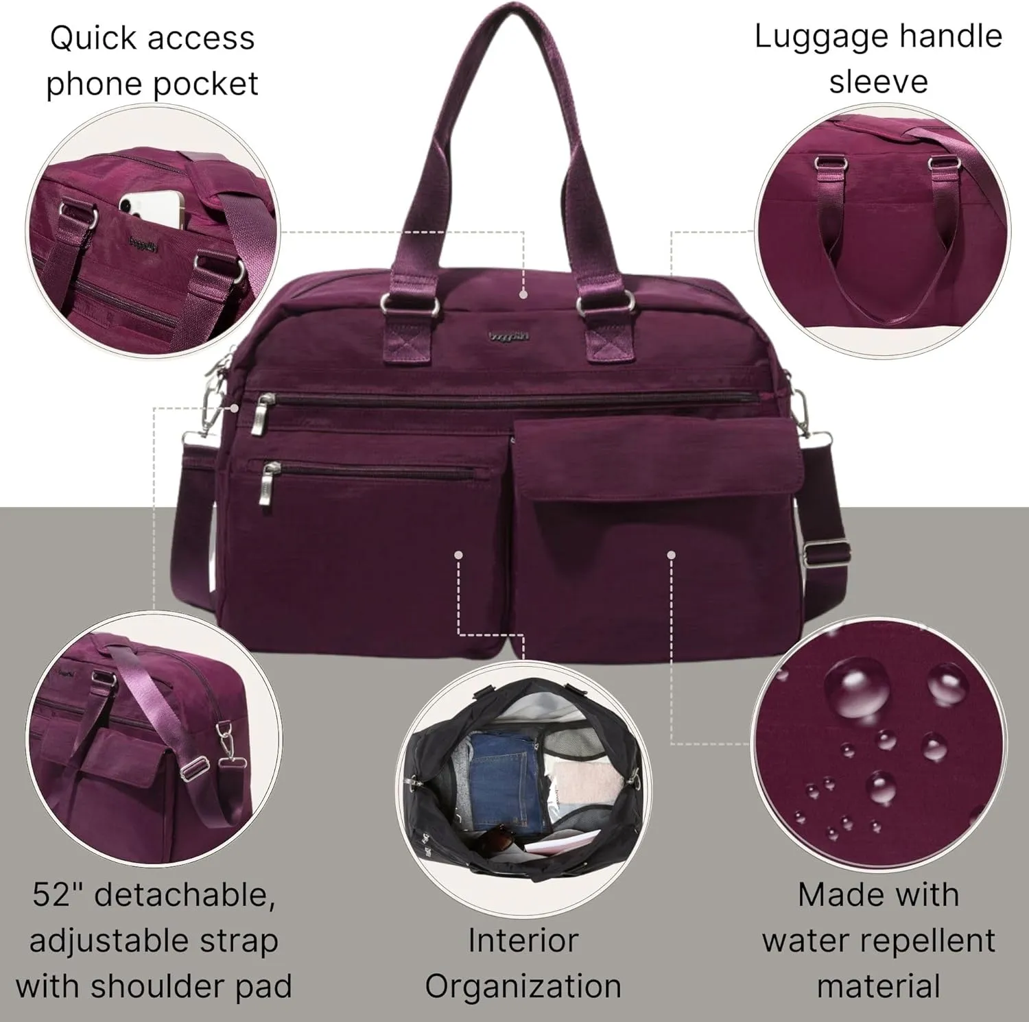Baggallini Modern Everywhere Travel Duffel