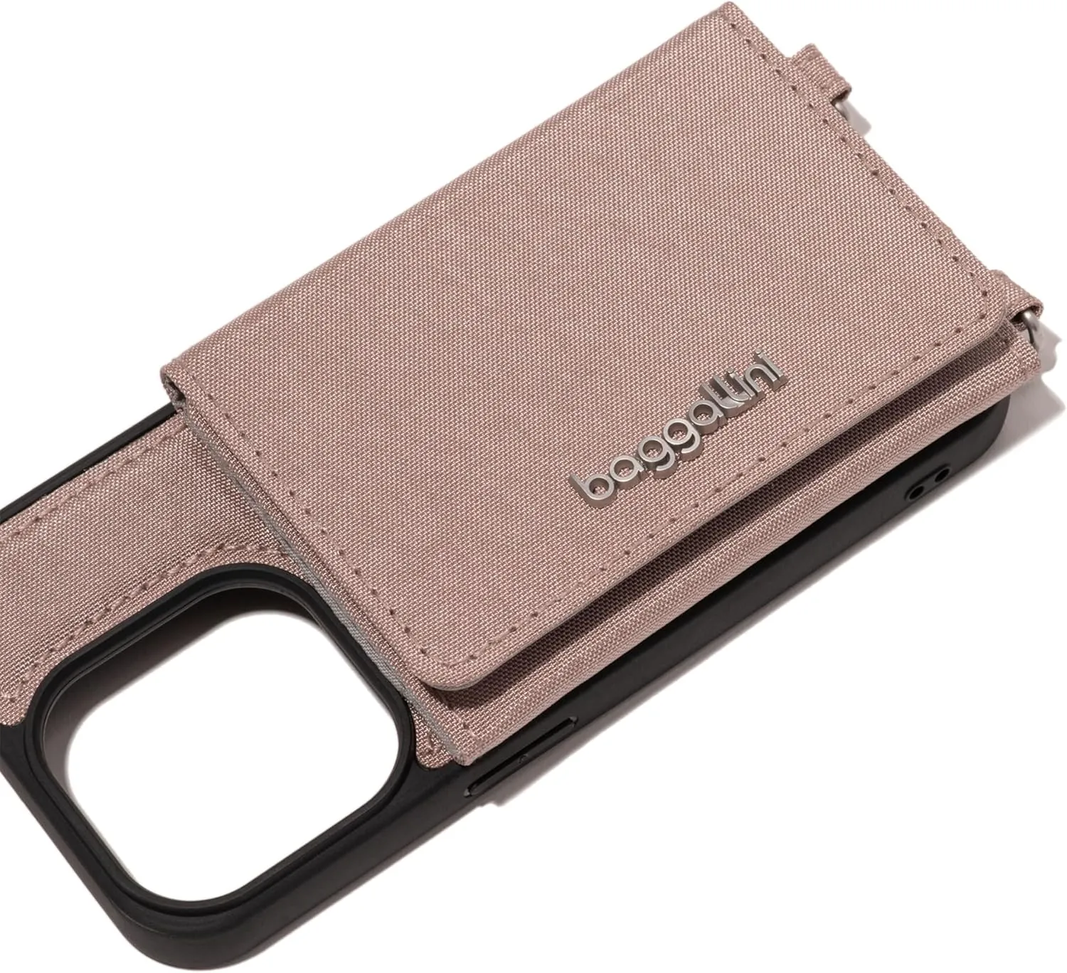 Baggallini On The Go iPhone Card Case Crossbody - Lightweight iPhone Case Designed for iPhone 13, iPhone 14, iPhone 15 and iPhone 15 Pro