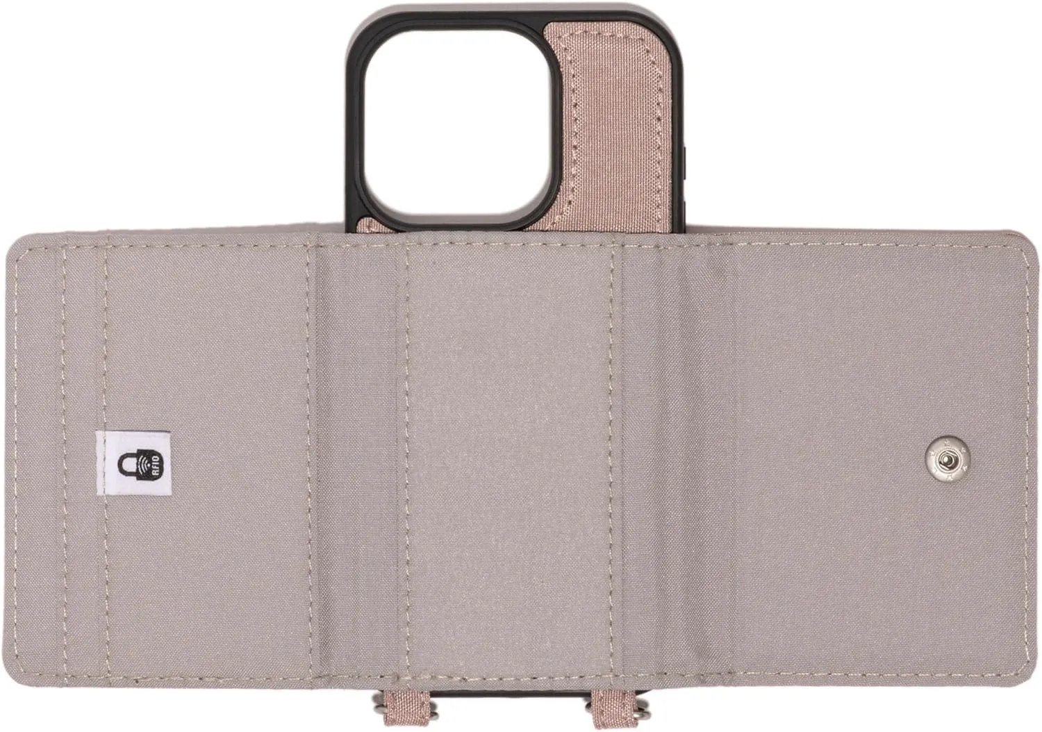 Baggallini On The Go iPhone Card Case Crossbody - Lightweight iPhone Case Designed for iPhone 13, iPhone 14, iPhone 15 and iPhone 15 Pro