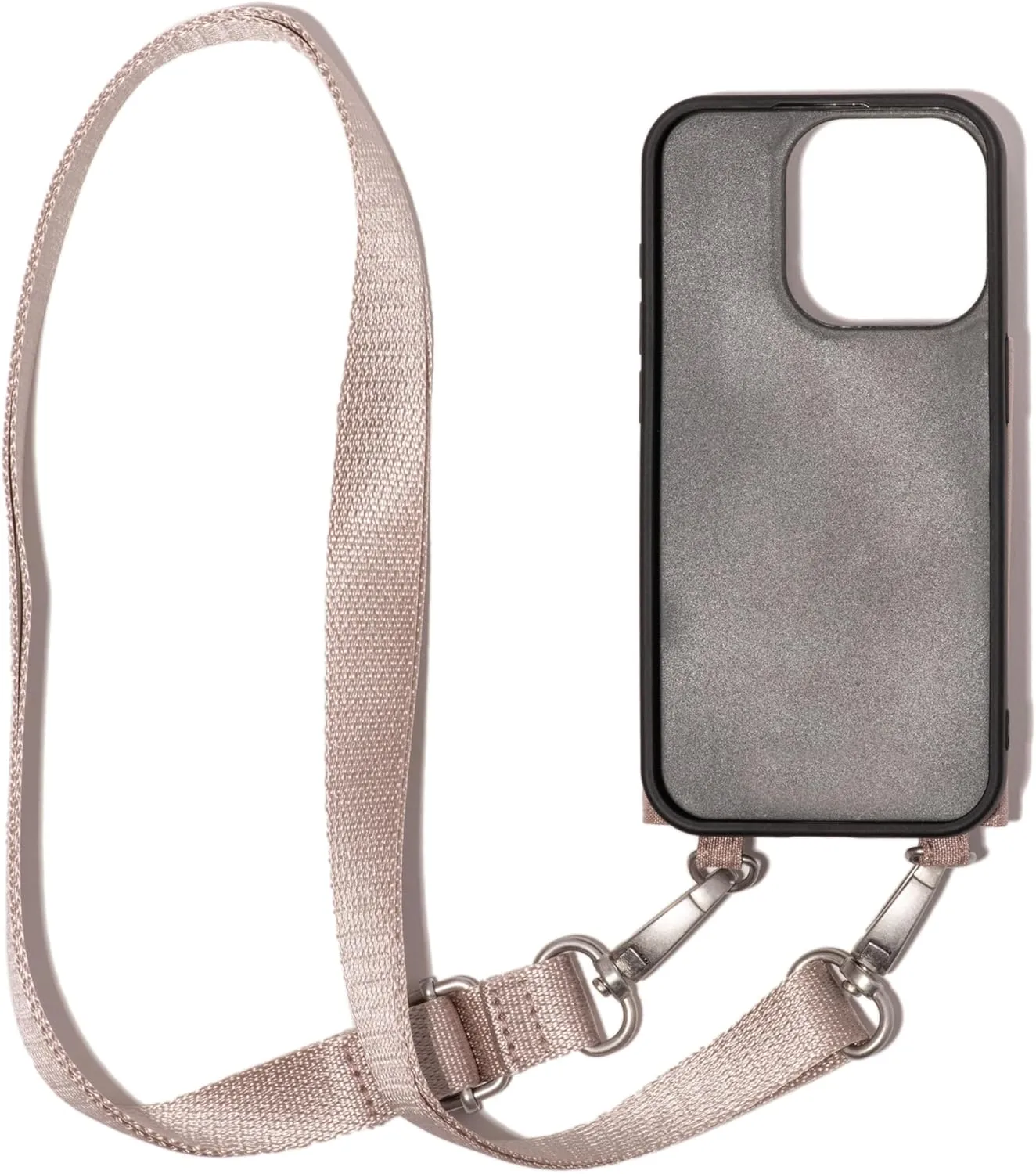 Baggallini On The Go iPhone Card Case Crossbody - Lightweight iPhone Case Designed for iPhone 13, iPhone 14, iPhone 15 and iPhone 15 Pro