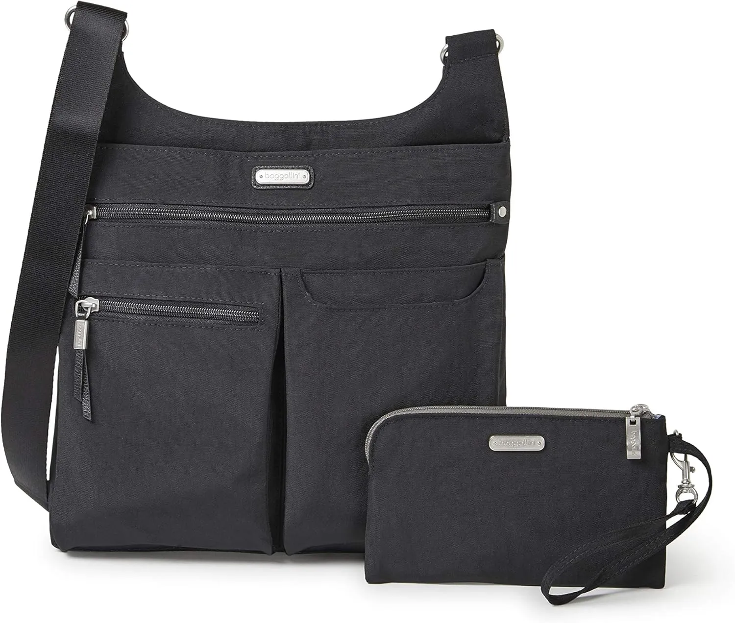 Baggallini On Track Crossbody with RFID Phone Wristlet