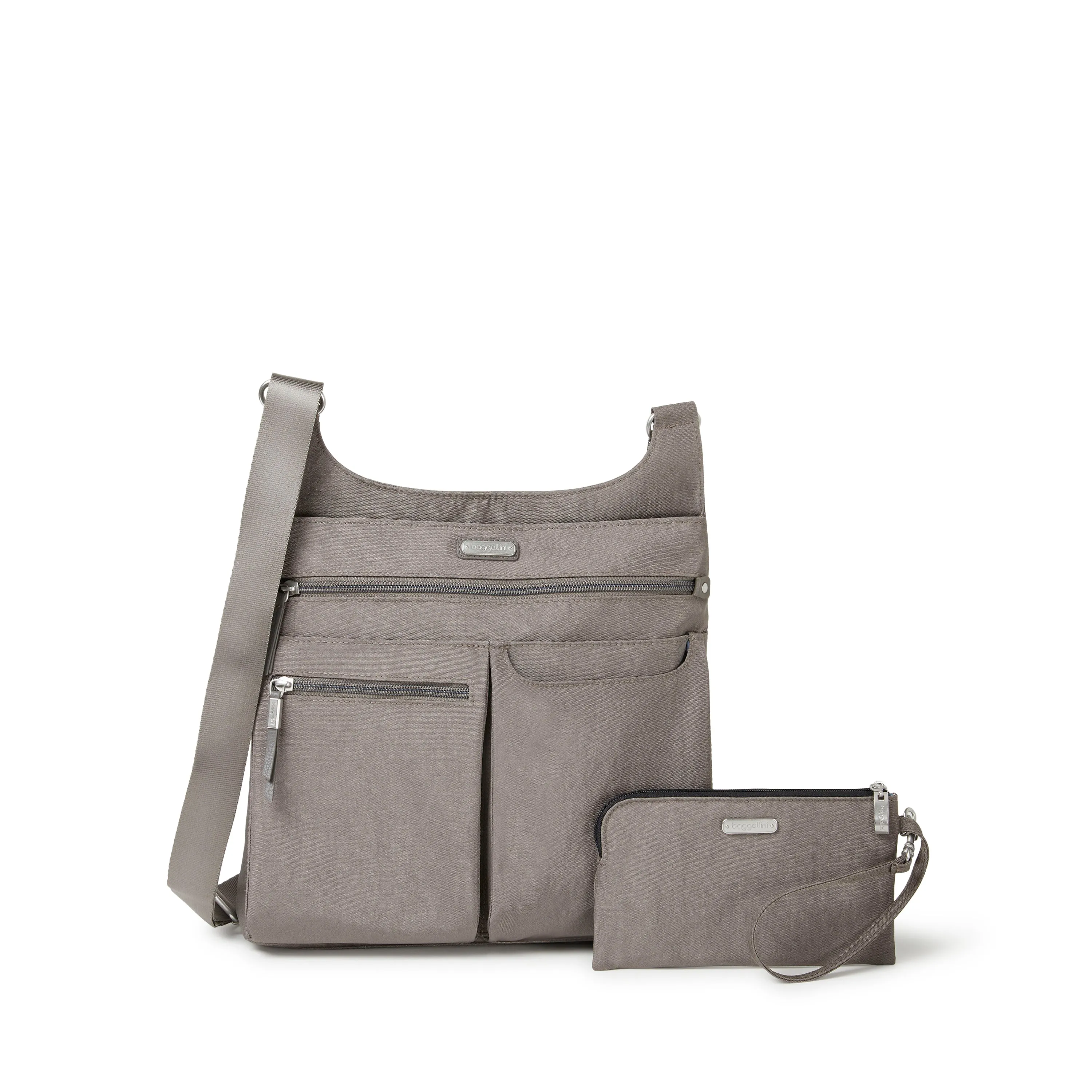 Baggallini On Track Crossbody with RFID Phone Wristlet