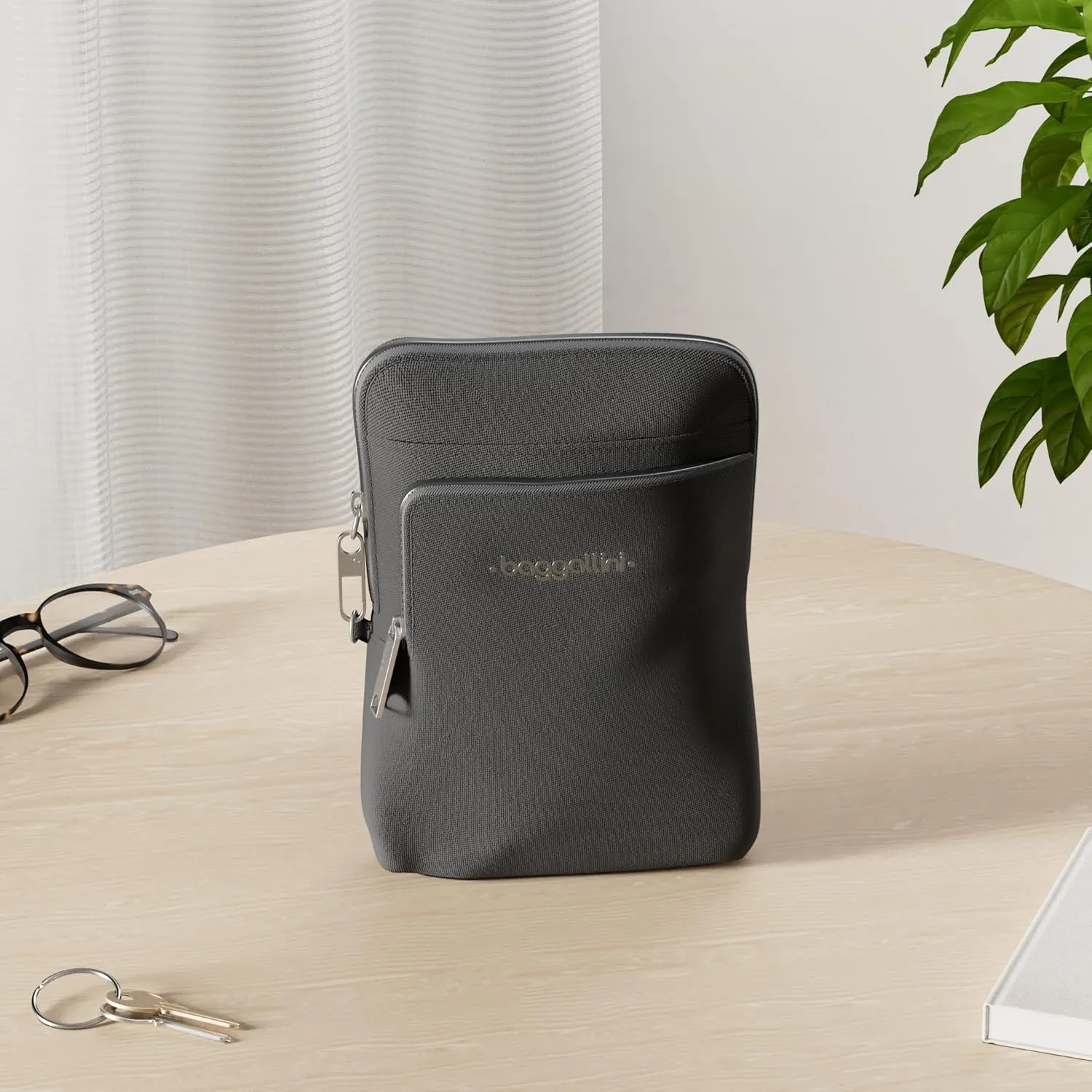 Baggallini Securtex Anti-Theft Activity Crossbody Bag