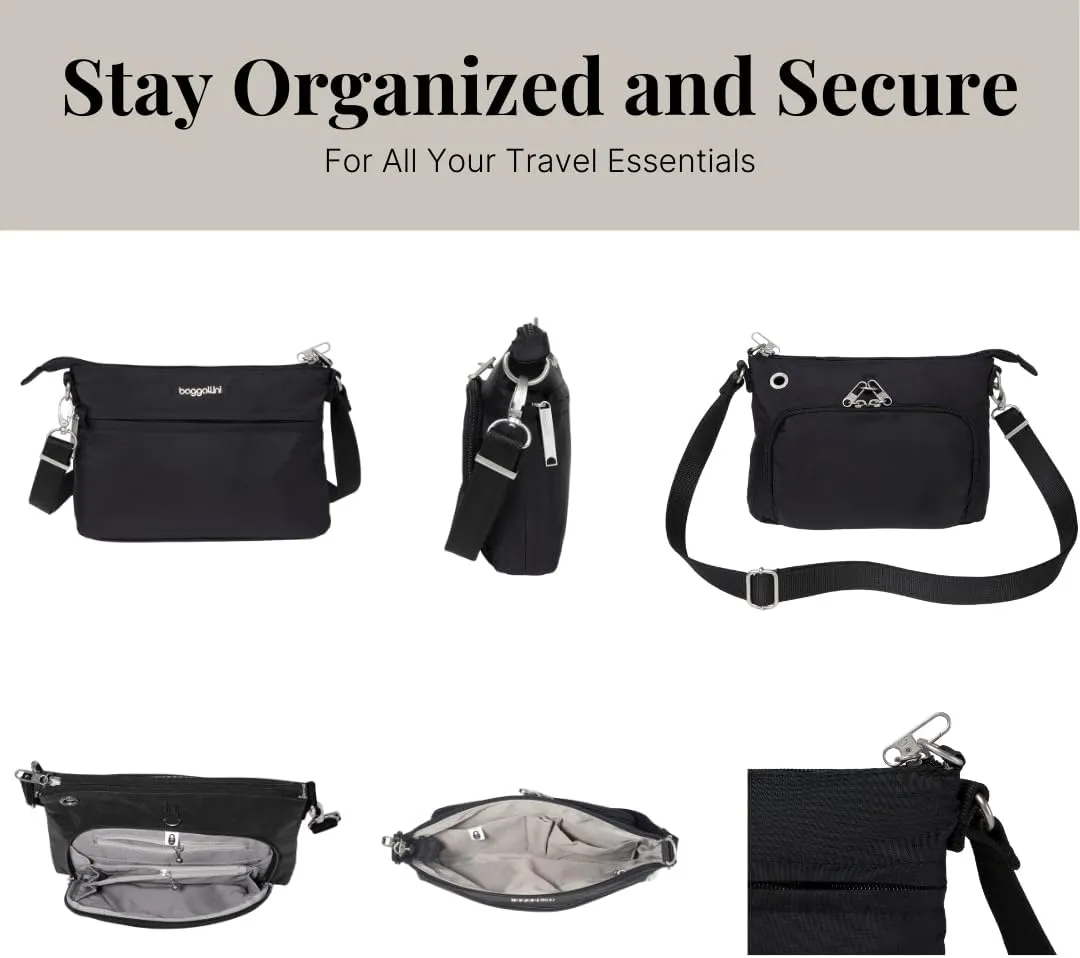 Baggallini Securtex Anti-Theft Memento Crossbody Bag