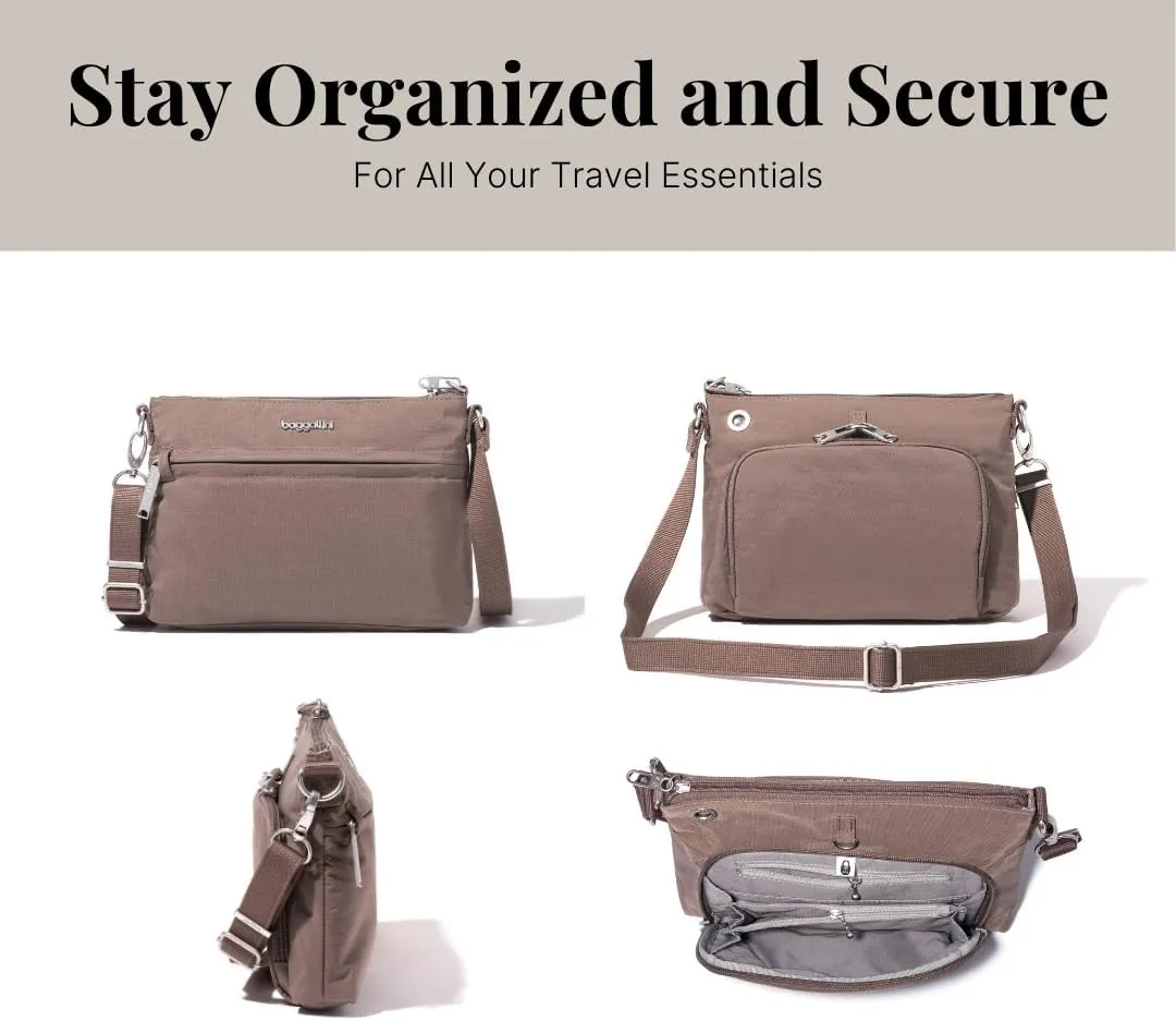 Baggallini Securtex Anti-Theft Memento Crossbody Bag