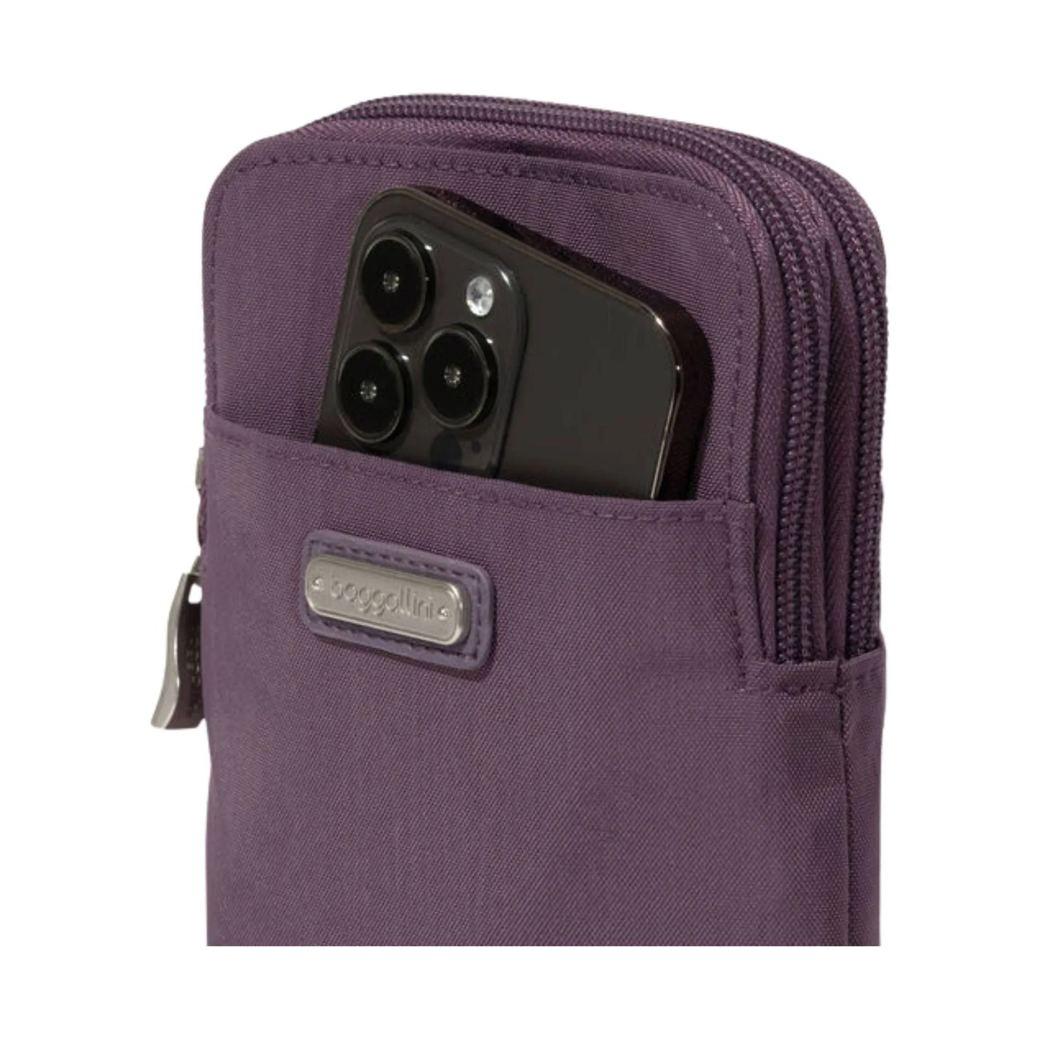 Baggallini Take Two RFID Bryant Crossbody - Misty Purple