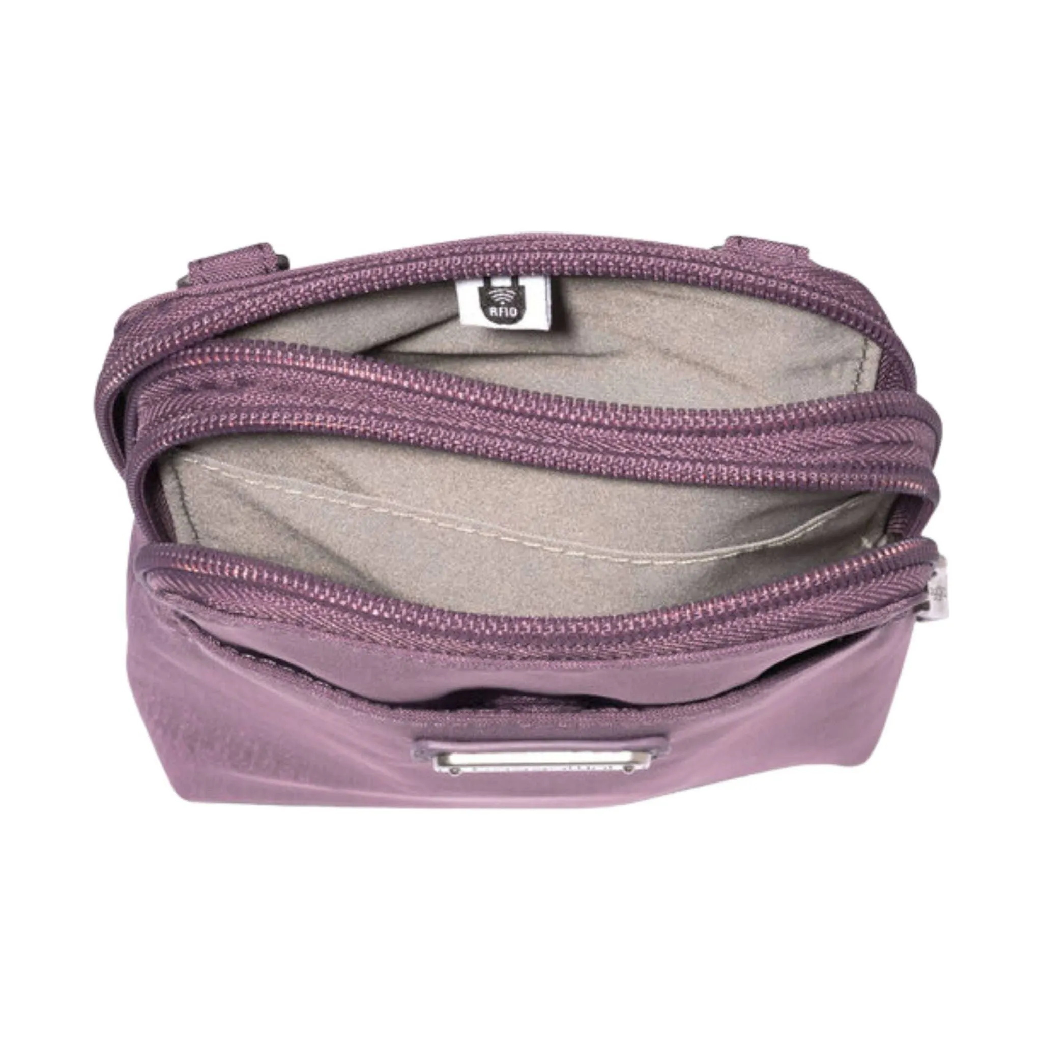 Baggallini Take Two RFID Bryant Crossbody - Misty Purple