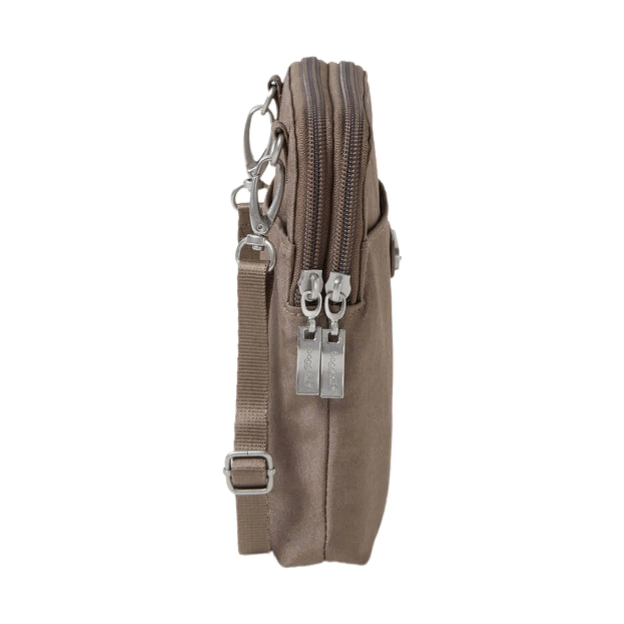 Baggallini Take Two RFID Bryant Crossbody - Portobello Shimmer