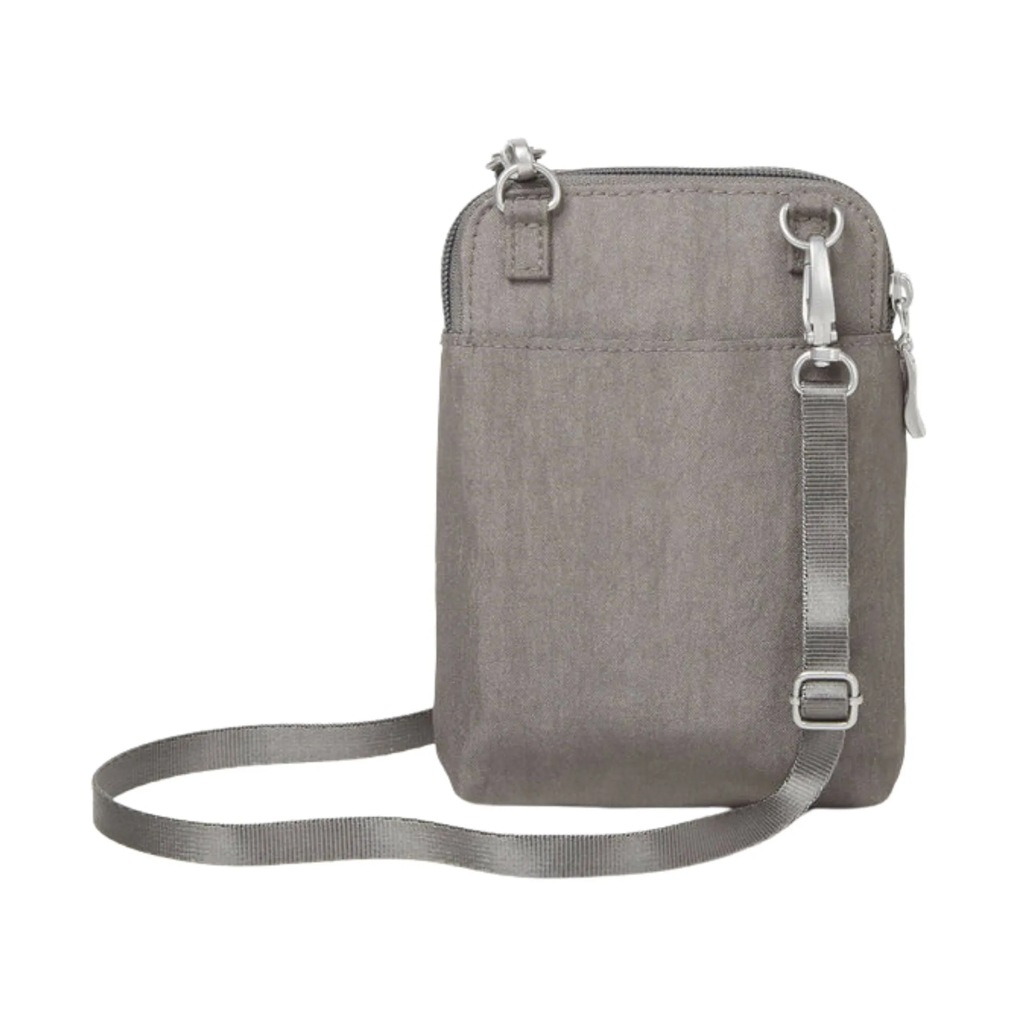 Baggallini Take Two RFID Bryant Crossbody - Sterling Shimmer