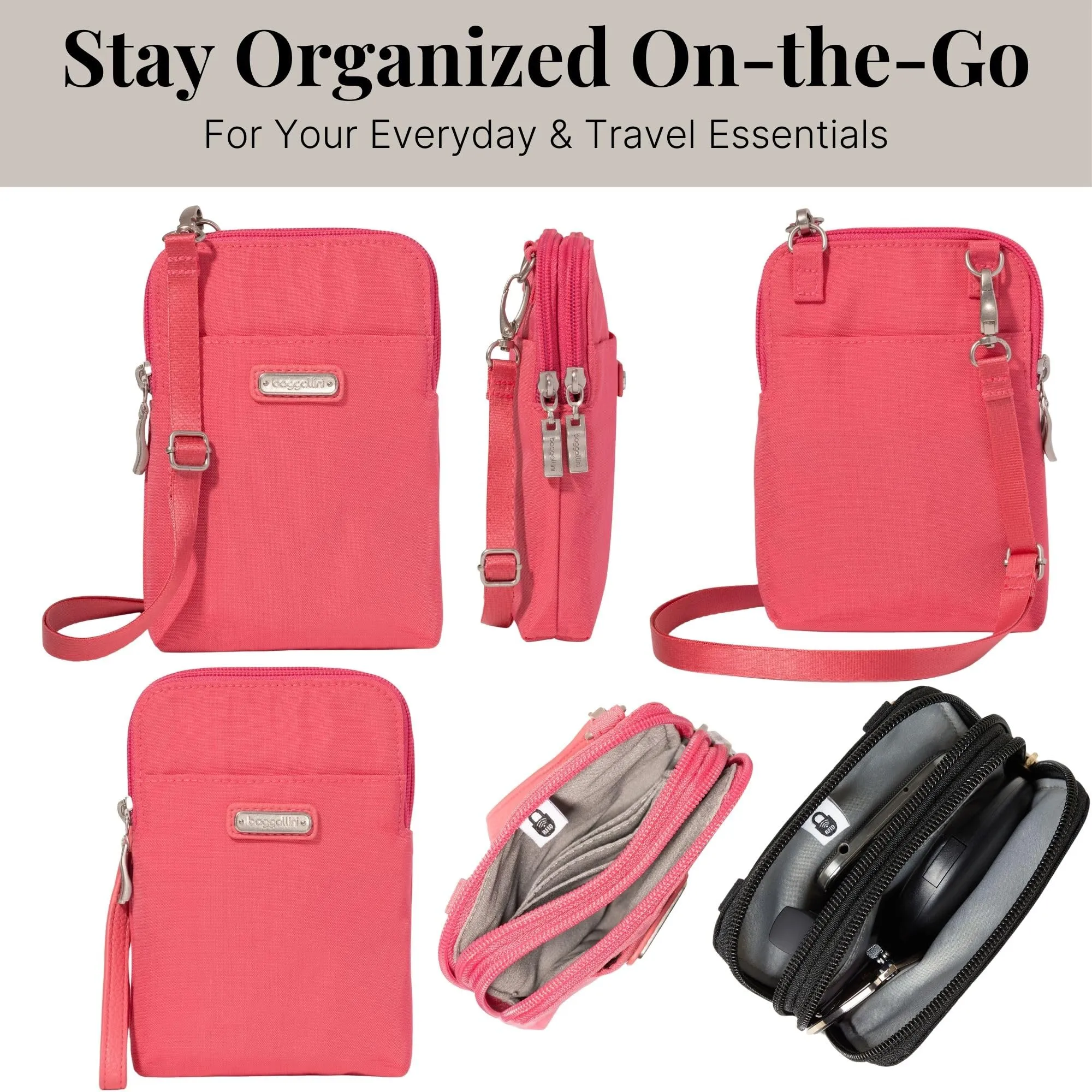 Baggallini The New Classic Collection Take Two RFID Bryant Crossbody