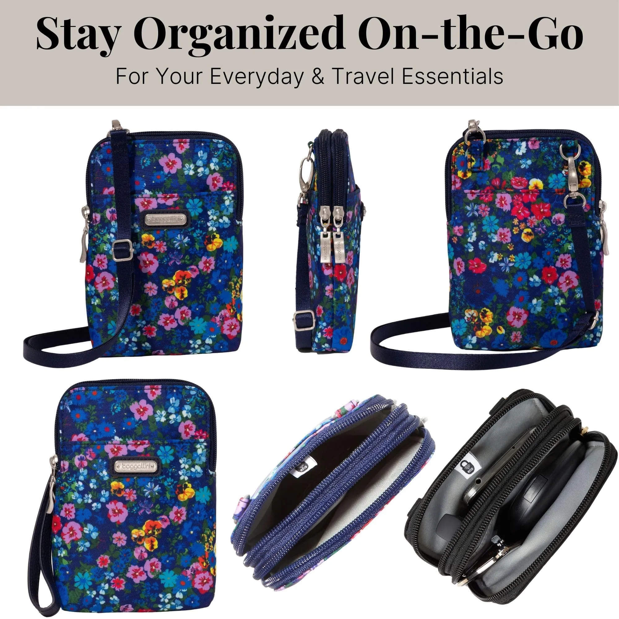 Baggallini The New Classic Collection Take Two RFID Bryant Crossbody