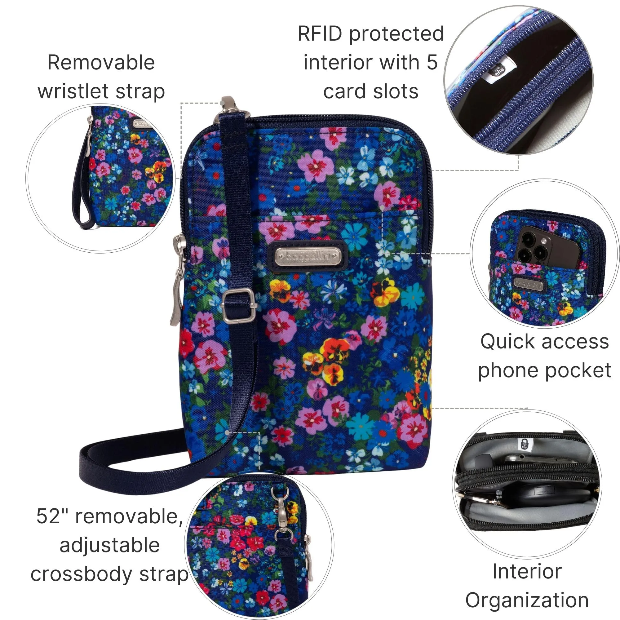 Baggallini The New Classic Collection Take Two RFID Bryant Crossbody