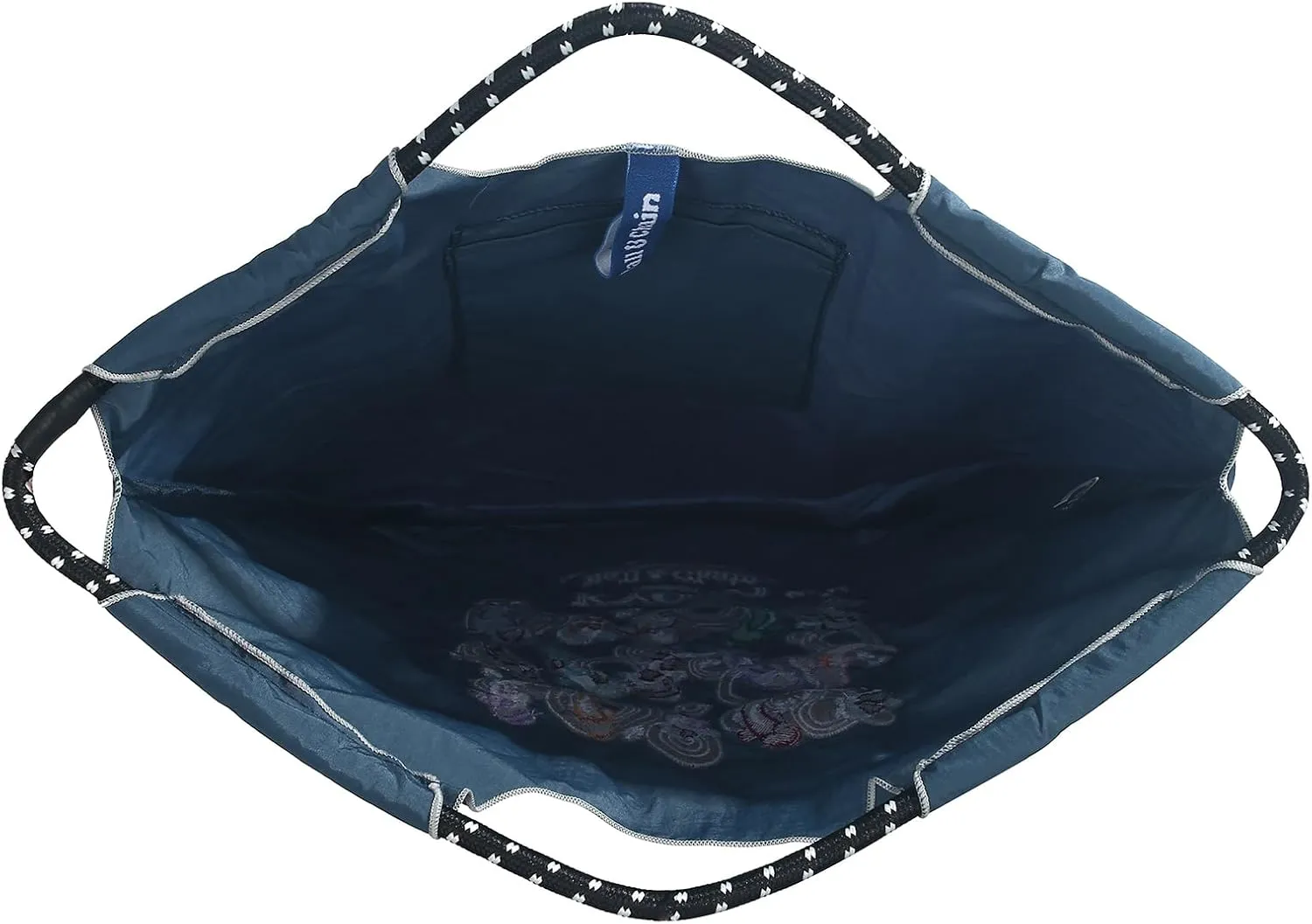 Ball&Chain Tote Bag With Embroidery Koi Fish，Personalized Present Bag Everything Tote Bag with Compartments
