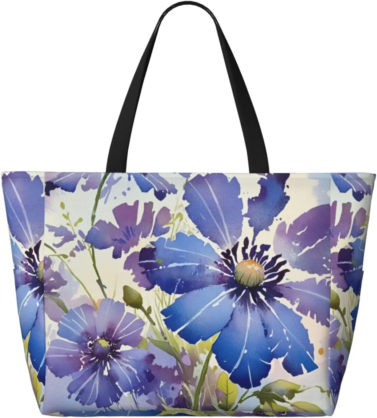 Beach Bags for Women Large Waterproof Sandproof Beach Tote Swim Pool Bag with Zipper for Travel Vacation