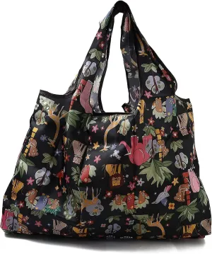 BEEFLYING Foldable Eco-Friendly Nylon Grocery Bags Foldable Reusable Waterproof Shopping Tote Bags