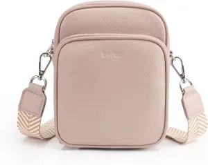 befen Genuine Leather Small Crossbody Purses for Women, RFID Blocking Trendy Cell Phone Travel Purse