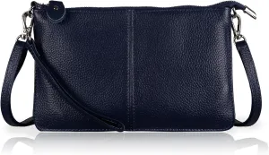 befen Genuine Leather Wristlet Clutch Wallet Purses Small Crossbody Bags for Women with RFID Blocking Card Slots