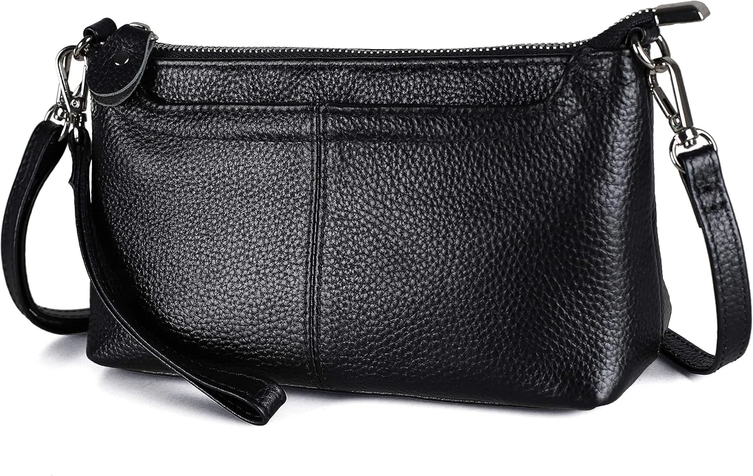 befen Genuine Leather Wristlet Clutch Wallet Purses Small Crossbody Bags for Women with RFID Blocking Card Slots