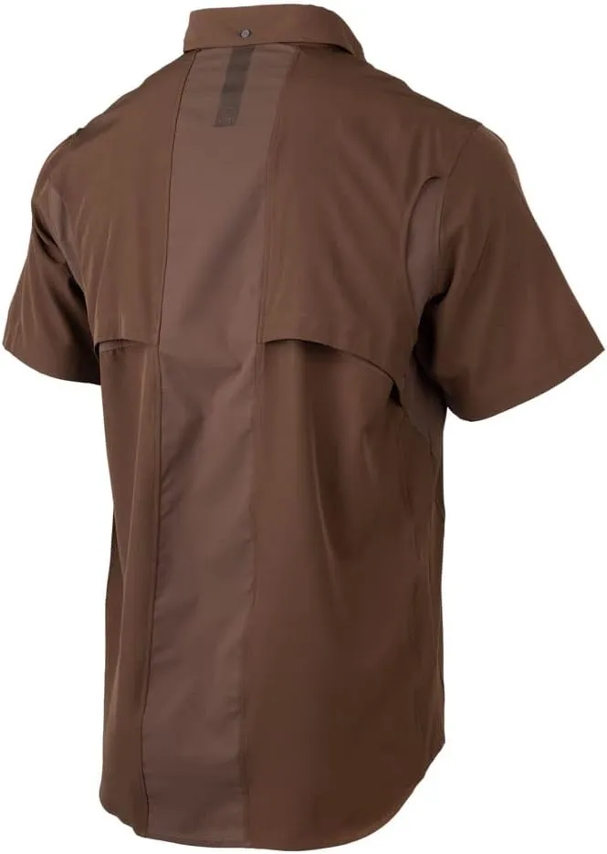 Beretta Men's TKAD Flex Breathable Lightweight Button-Down Outdoor Casual Active Tactical Short Sleeve T-Shirt