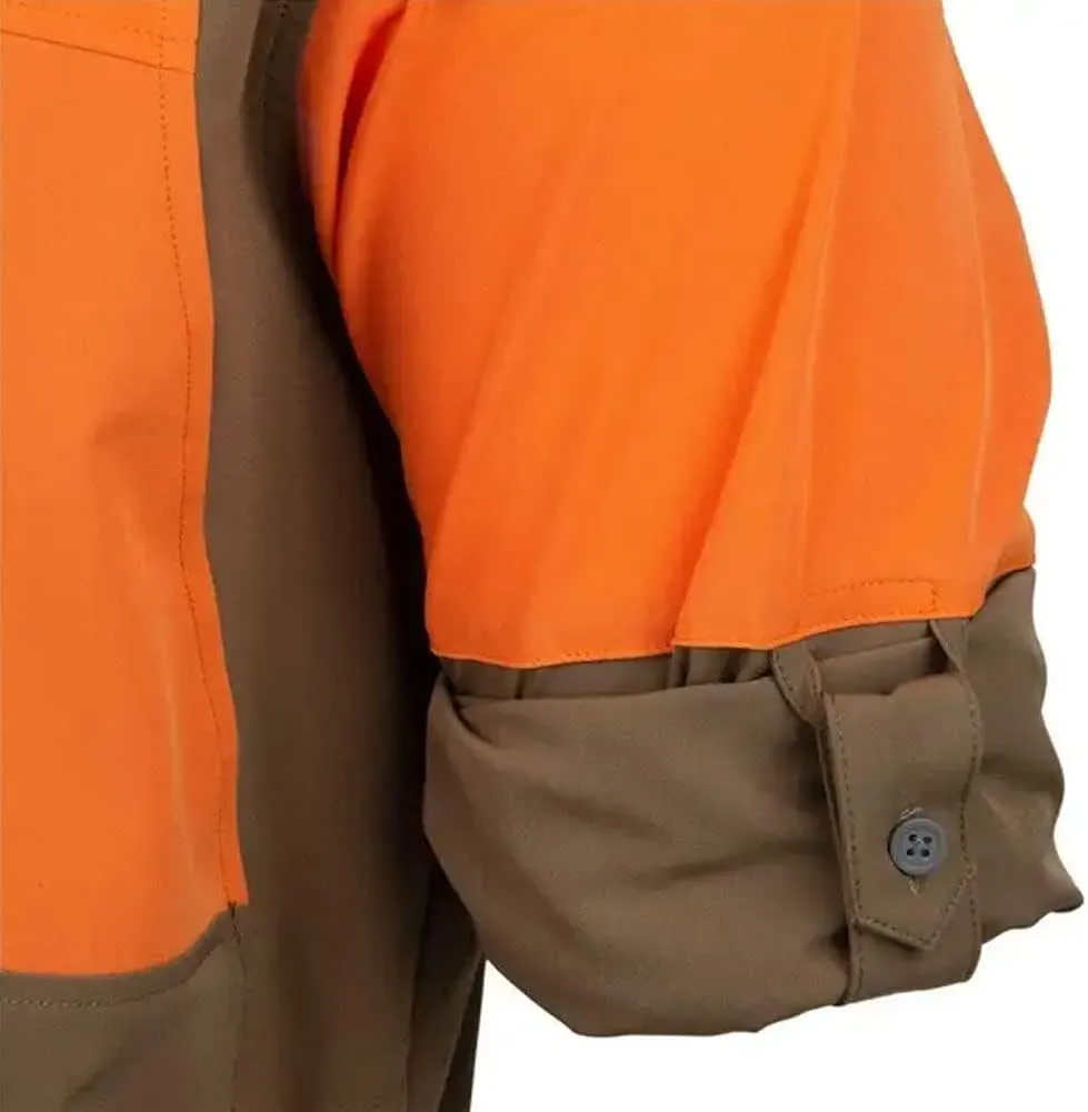 Beretta Men's TKAD Flex UV 50 Sun Protection Breathable Wrinkle-Resistant Active Outdoor Casual Long-Sleeve Button-Down Shirt