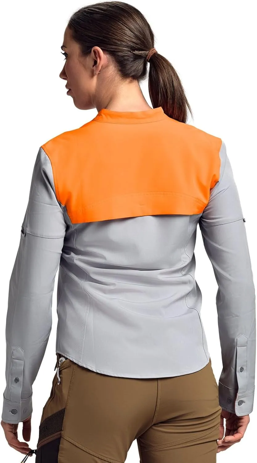 Beretta Women's EVAD Flex UPF 50 Breathable Wrinkle-Resistant Active Shooting Outdoor Casual Long-Sleeve Button-Down Shirt
