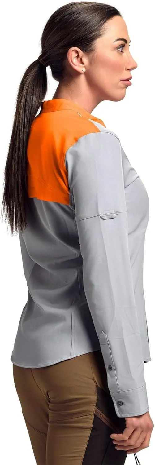Beretta Women's EVAD Flex UPF 50 Breathable Wrinkle-Resistant Active Shooting Outdoor Casual Long-Sleeve Button-Down Shirt
