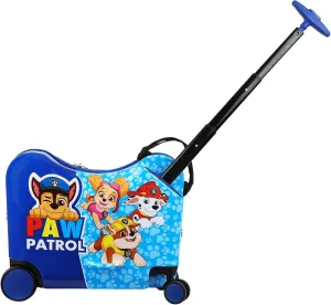 Bioworld Paw Patrol Ride-On 18” Suitcase For Kids & Toddlers