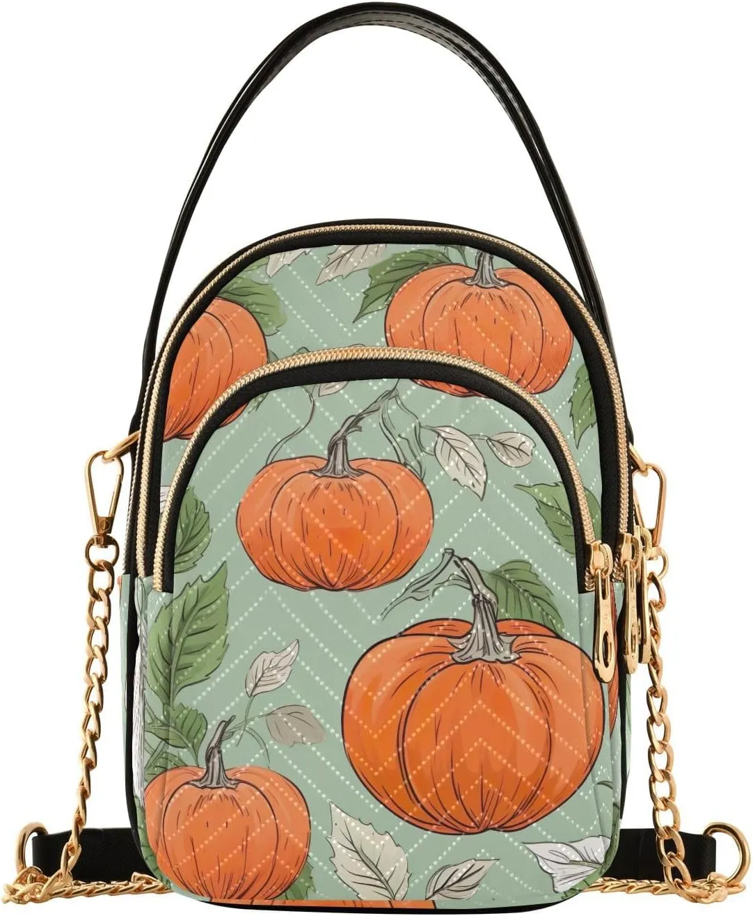 Black and Beige Plaid Woman Shoulder Crossbody Bag, Trendy Crossbody Purses Shoulder Purse Crossbody