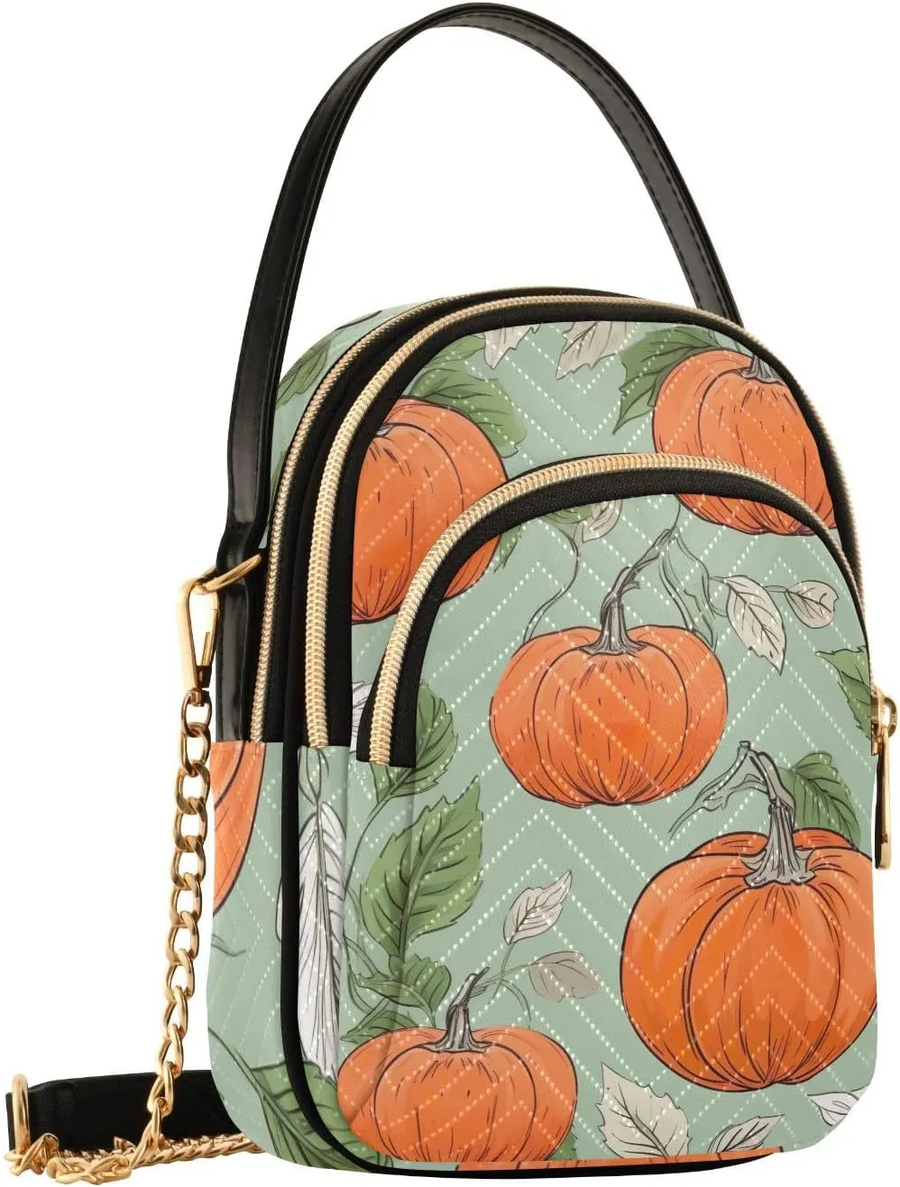Black and Beige Plaid Woman Shoulder Crossbody Bag, Trendy Crossbody Purses Shoulder Purse Crossbody