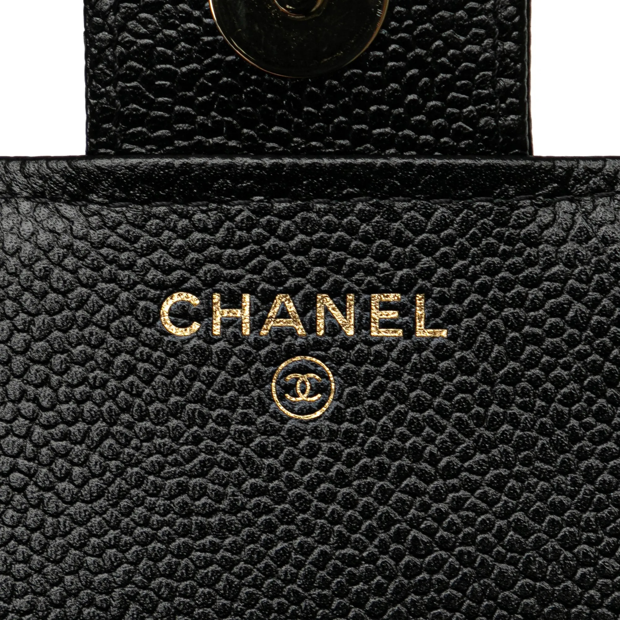 Black Chanel Nylon Graffiti Foldable Shopping Tote in Caviar Flap