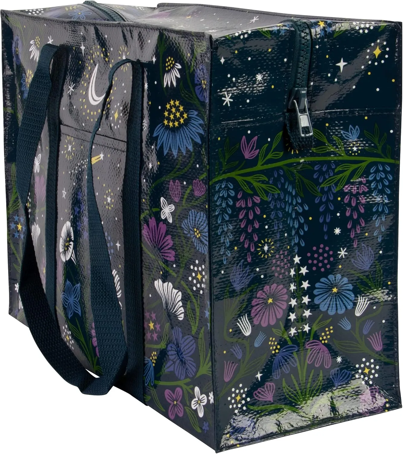 Blue Q Shoulder Totes: The Carry Everywhere Bag With a Hefty Zipper, Exterior Pocket, Reinforced Floor. 95% Recycled Material