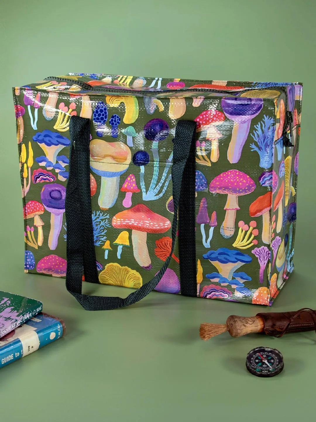 Blue Q Shoulder Totes: The Carry Everywhere Bag With a Hefty Zipper, Exterior Pocket, Reinforced Floor. 95% Recycled Material