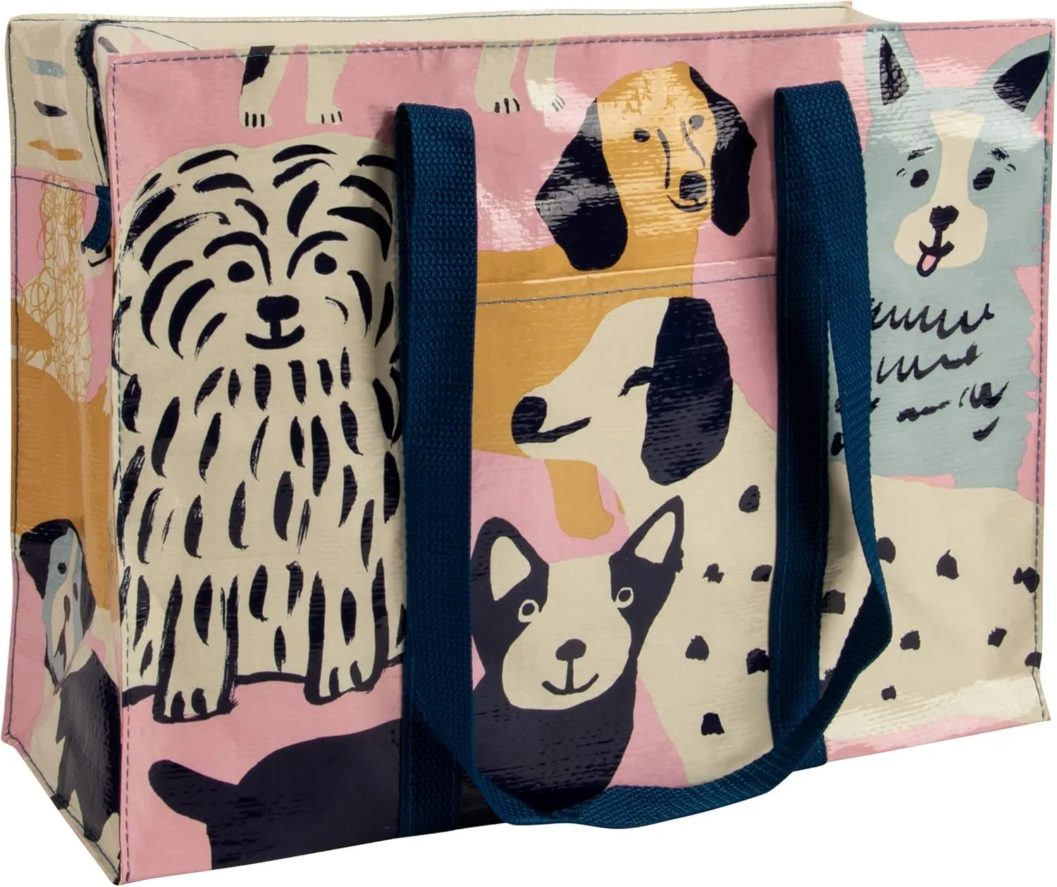 Blue Q Shoulder Totes: The Carry Everywhere Bag With a Hefty Zipper, Exterior Pocket, Reinforced Floor. 95% Recycled Material