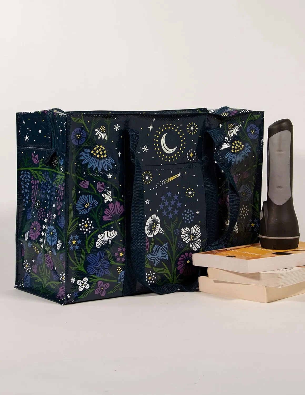 Blue Q Shoulder Totes: The Carry Everywhere Bag With a Hefty Zipper, Exterior Pocket, Reinforced Floor. 95% Recycled Material