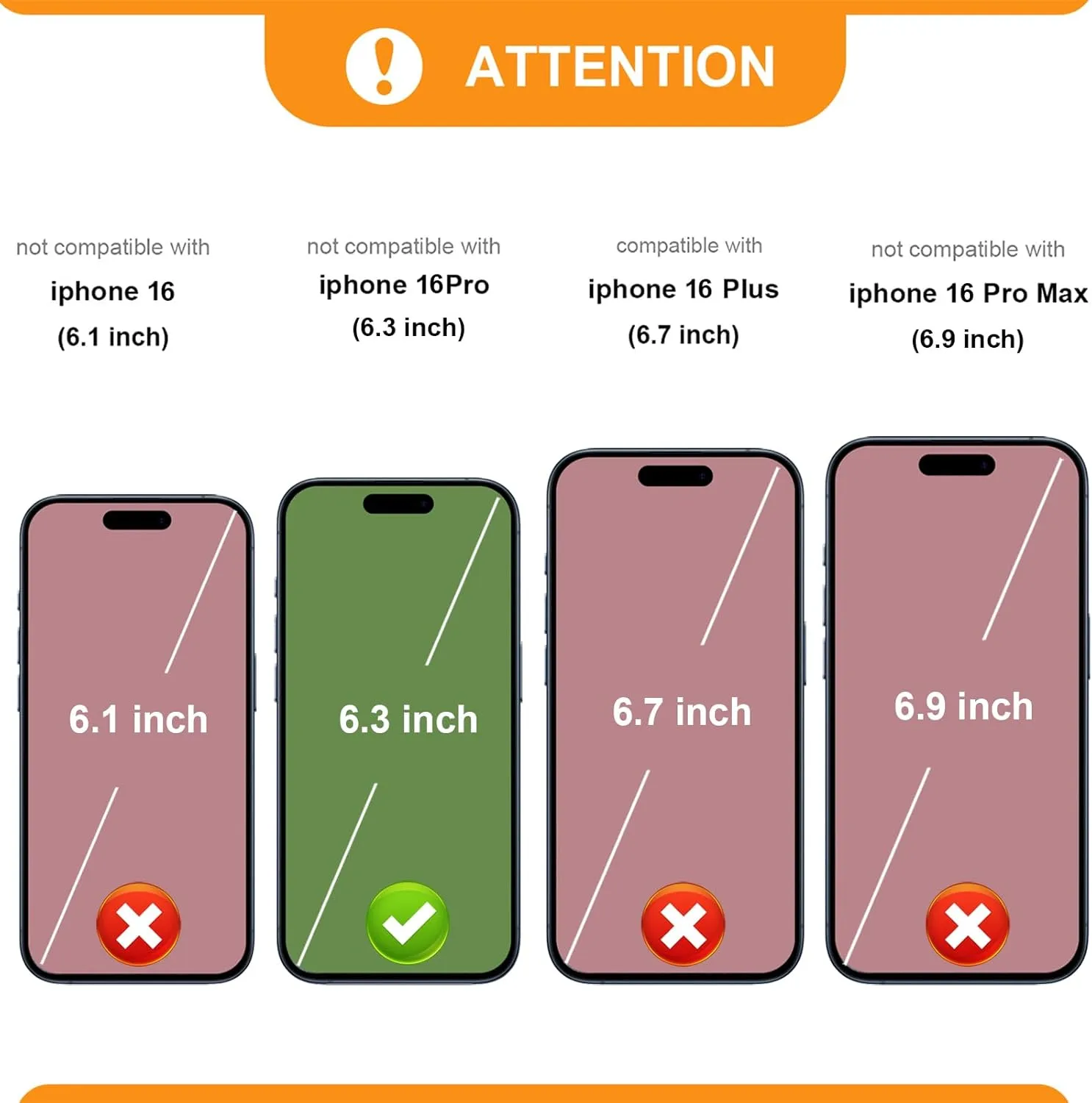 Bocasal Crossbody Wallet Case for iPhone 16 Pro with RFID Blocking Card Slot Holder, Magnetic Flip Folio Purse Case, PU Leather Zipper Handbag with Detachable Lanyard Strap 6.3 Inch 5G (Rose Gold)