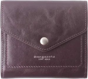 Borgasets Small Wallet for Women Genuine Leather RFID Blocking Card Holder Organizer Pocket Compact Bifold Ladies Mini Purse