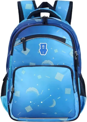 Boy's School Backpack, 15" LightWeight Water-Resistant Children Backpack for Primary School, Fit for Age from 4 to10 Years(BPK15C)