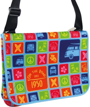 BRISA VW Collection - Volkswagen Combi Bus T1 Camper Van Shoulder-Messenger-Bag Neoprene Laptop-Bag