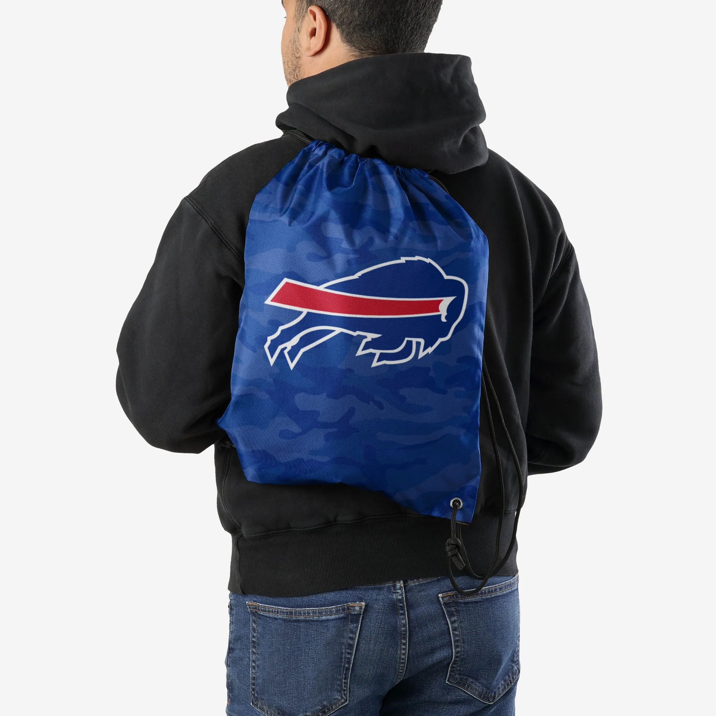 Buffalo Bills Big Logo Camo Drawstring Backpack