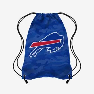 Buffalo Bills Big Logo Camo Drawstring Backpack