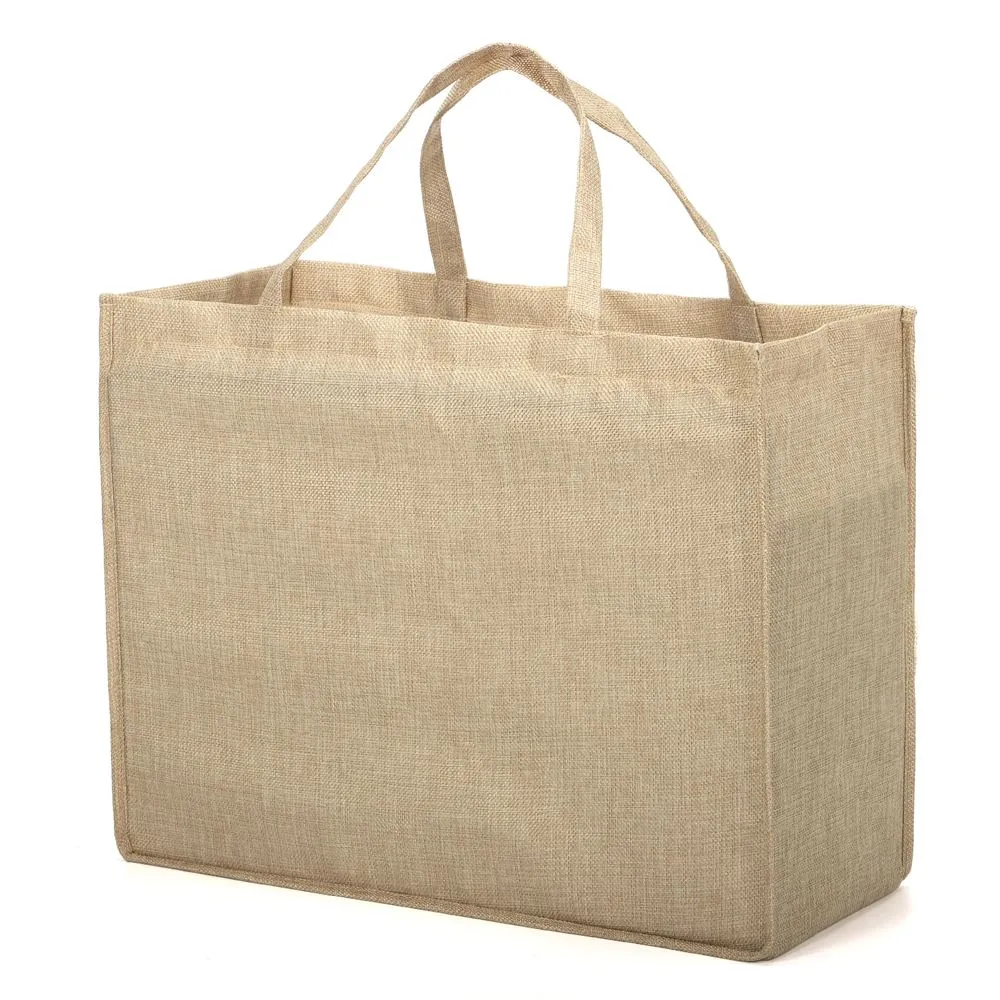 Burlap Tote Bag Natural - 43 x 34 x 19 cm