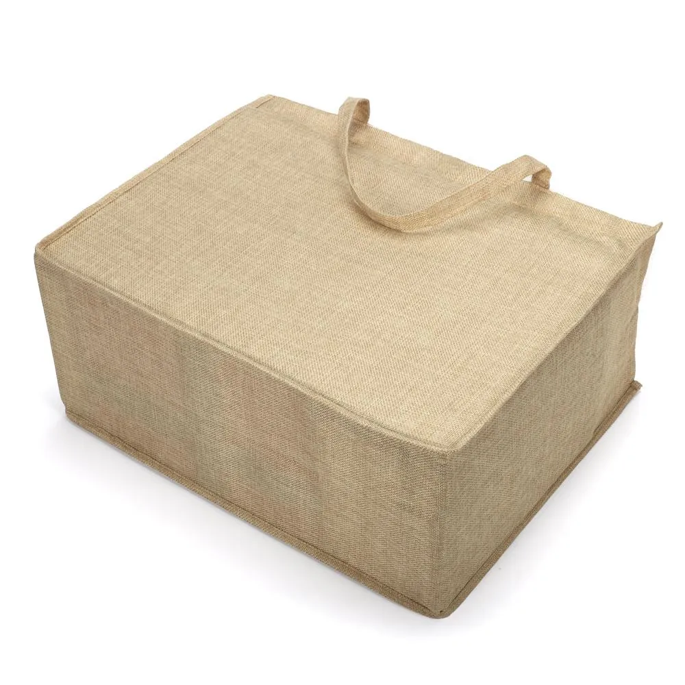 Burlap Tote Bag Natural - 43 x 34 x 19 cm