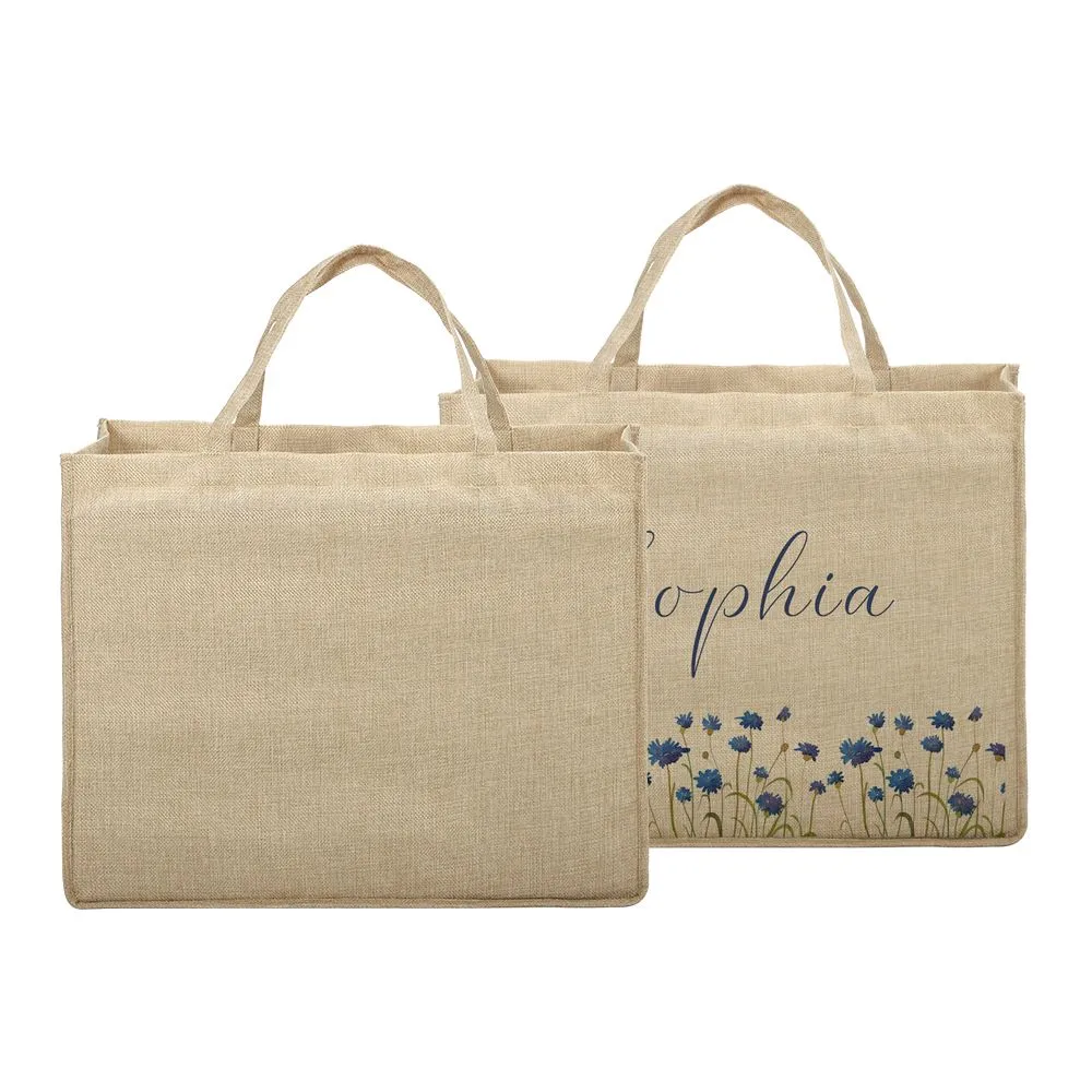 Burlap Tote Bag Natural - 43 x 34 x 19 cm