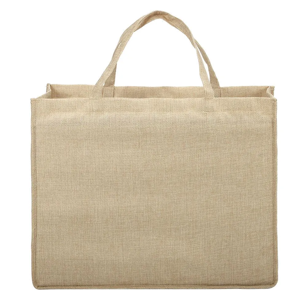 Burlap Tote Bag Natural - 43 x 34 x 19 cm