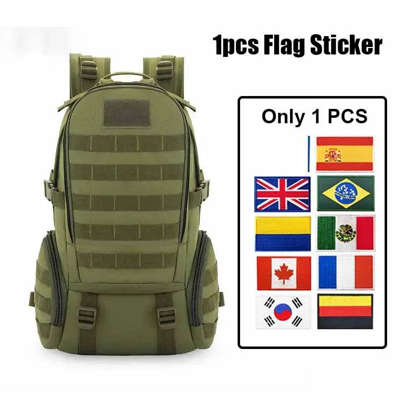 Camouflage Backpack Tactical Men Hiking Mountaineering Large Bag Camping Bag Multi-functional Sports Travel Backpack Outdoor New
