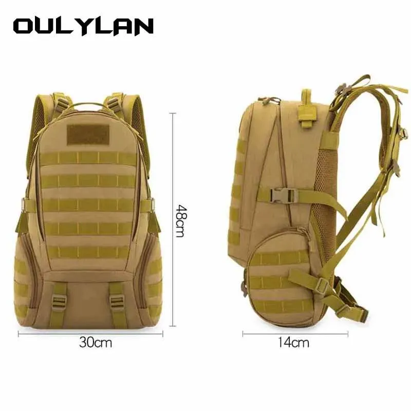 Camouflage Backpack Tactical Men Hiking Mountaineering Large Bag Camping Bag Multi-functional Sports Travel Backpack Outdoor New