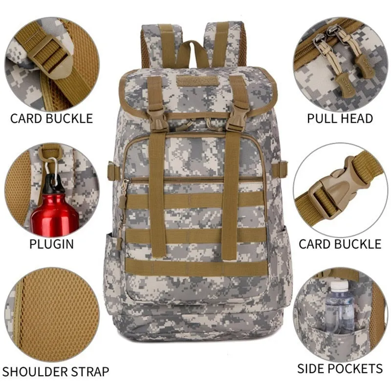Camouflage Tactical Backpack Waterproof Army Bag