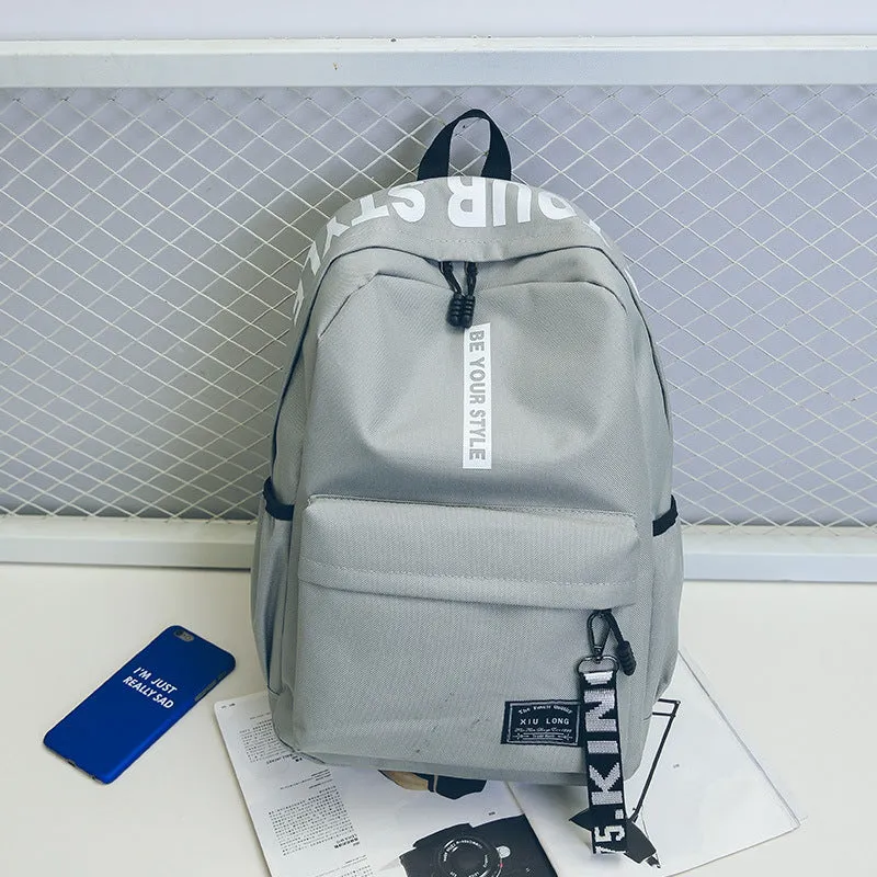 Canvas Korean Style Fashion Computer Female Backpacks