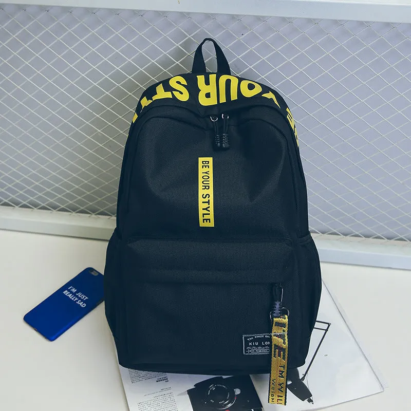 Canvas Korean Style Fashion Computer Female Backpacks
